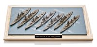 Lot 311 - A QUANTITY OF 1:1250 SCALE WATERLINE SHIP...