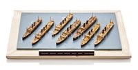 Lot 320 - A QUANTITY OF 1:1250 SCALE WATERLINE MODELS BY...