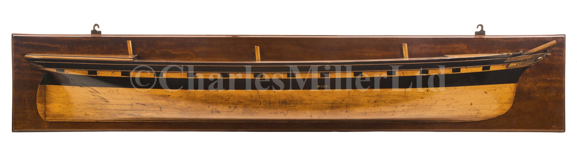 Lot 322 - A FINE BUILDER'S HALF BLOCK MODEL FOR THE