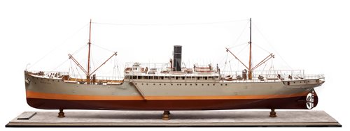 Lot 328 - A BUILDER'S MODEL FOR THE PASSENGER/CARGO...