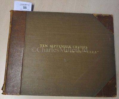 Lot 55 - Robinson, H.W: 'Ten September Cruises in the...