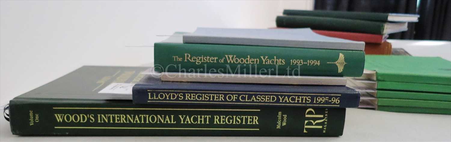 Lot 71 - LLOYD'S REGISTER OF CLASSED YACHTS comprising...
