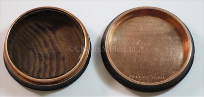 Lot 86 - AN EARLY 19TH-CENTURY GOLD-LINED SNUFF BOX...