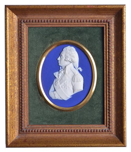 Lot 96 - AN EARLY 19TH-CENTURY WEDGWOOD BLUE DIP...