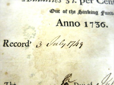 Lot 124 - ADMIRAL BYNG: AN AUTOGRAPH RECEIPT FOR PRIZE...