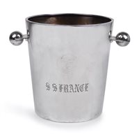 Lot 174 - AN E.P.N.S CHAMPAGNE BUCKET FROM THE S.S....
