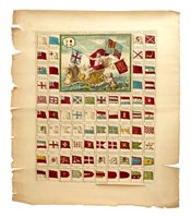 Lot 182 - 'A GENERAL VIEW OF THE FLAGS WHICH MOST...