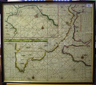 Lot 191 - GERARD VAN KEULEN (1678-1727): CHART OF THE...