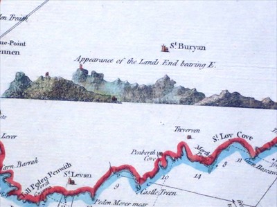 Lot 192 - ROBERT SAYER: 'A NEW CHART OF MOUNTS BAY IN...