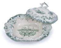 Lot 196 - GRACE DARLING: A RARE VEGETABLE DISH AND COVER...