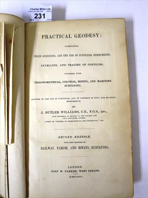 Lot 231 - WILLIAMS, J.B. 'PRACTICAL GEODESY'<br/>8vo,...
