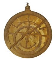 Lot 242 - A MODERN BRASS PLANISPHERIC ASTROLABE<br/>after...
