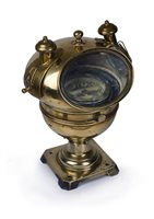 Lot 259 - A 19TH-CENTURY BINNACLE COMPASS BY D. MCGREGOR...