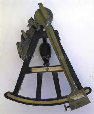 Lot 262 - A 10IN. RADIUS VERNIER OCTANT BY SPENCER,...