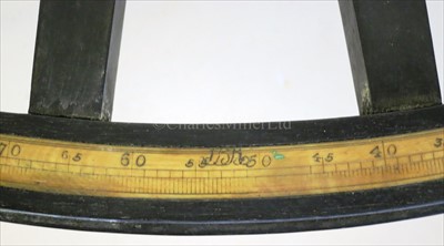 Lot 262 - A 10IN. RADIUS VERNIER OCTANT BY SPENCER,...
