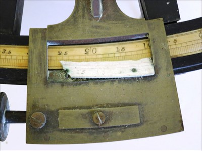 Lot 262 - A 10IN. RADIUS VERNIER OCTANT BY SPENCER,...