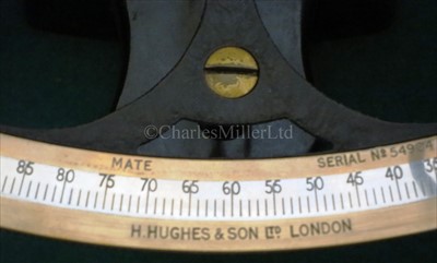 Lot 264 - A THREE-CIRCLE VERNIER SEXTANT BY J.W....