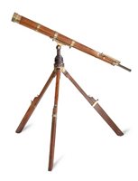 Lot 277 - A FINE 3½IN. REFRACTING LIBRARY TELESCOPE BY...