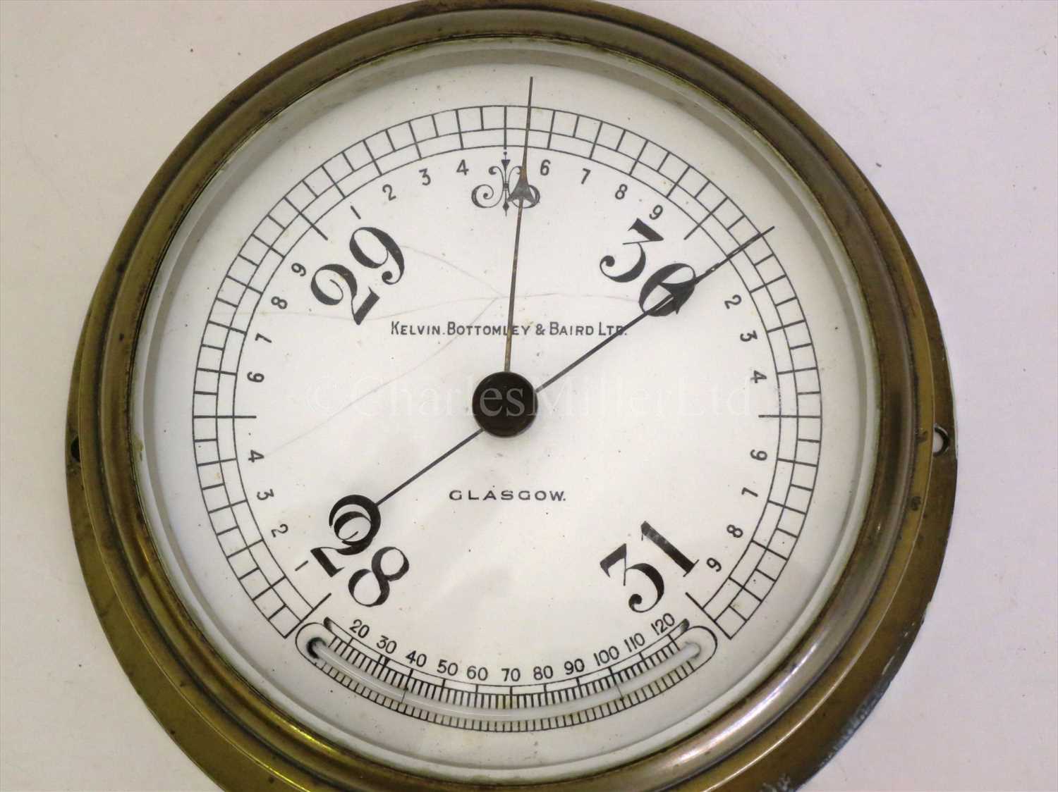 Lot 299 - A LATE 19TH-CENTURY ANEROID BAROMETER BY L...