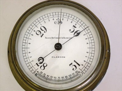 Lot 299 - A LATE 19TH-CENTURY ANEROID BAROMETER BY L....