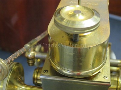 Lot 307 - A FINE COMPOUND BINOCULAR NO. 1 MICROSCOPE BY...