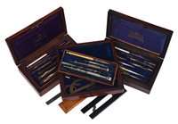 Lot 314 - 19TH-CENTURY DRAWING SETS<br/>comprising an 8½in....