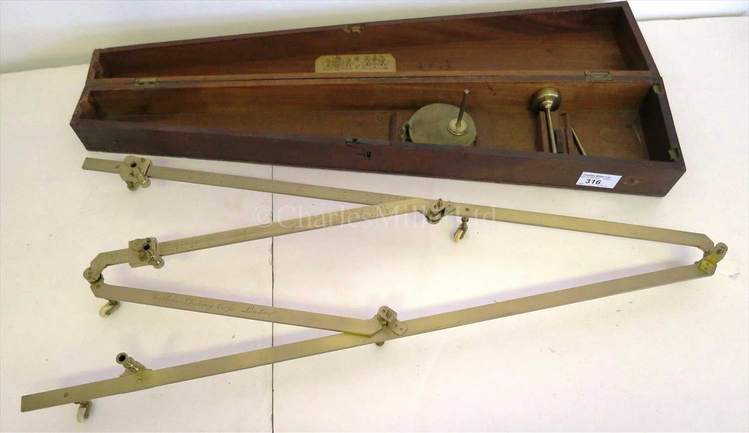 Lot 316 - A LATE 18TH-CENTURY PANTOGRAPH BY FRANCIS...