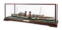 Lot 367 - A WATERLINE MODEL OF THE P.S. WAVERLEY<br/>the...