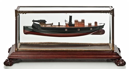 Lot 371 - AN UNUSUAL CONTEMPORARY HALF-BLOCK MODEL FOR.