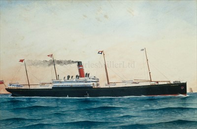 Lot 9 - American School (c.1910)<br/>A starboard profile...