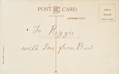 Lot 43 - A postcard sent from R.M.S. Titanic by Herbert...