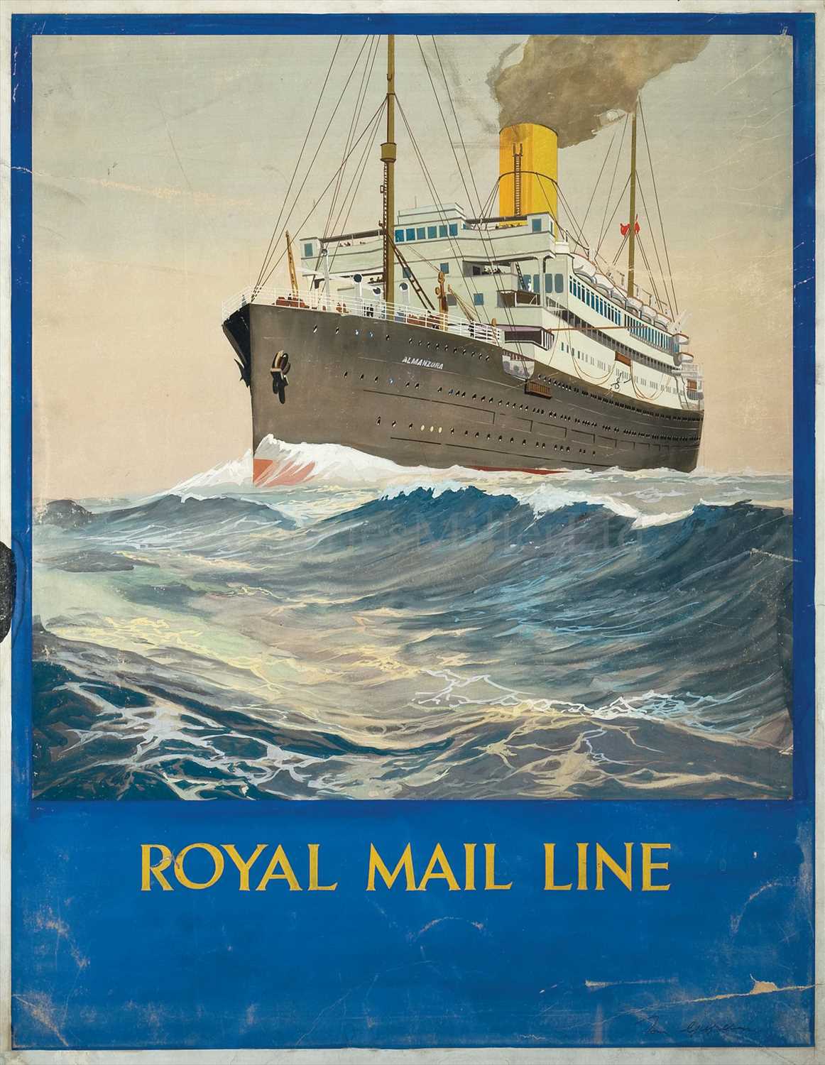 Lot 49 - Royal Mail Line: original advertising...