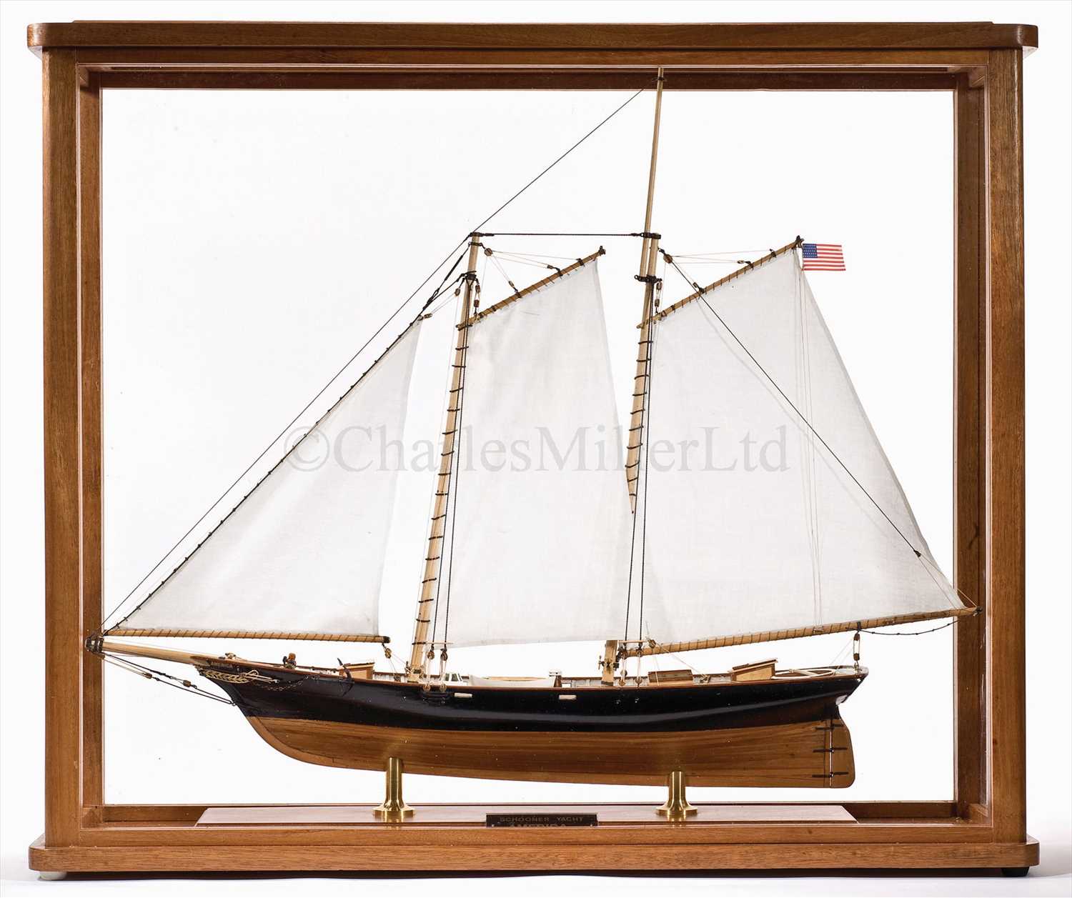 Lot 81 - A well-presented scale model of the schooner...