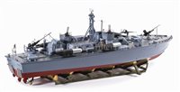 Lot 91 - A detailed 1:20 scale model of the U.S. Navy...