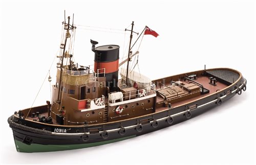 Lot 105 - A .3/16":1ft scale waterline model of the...
