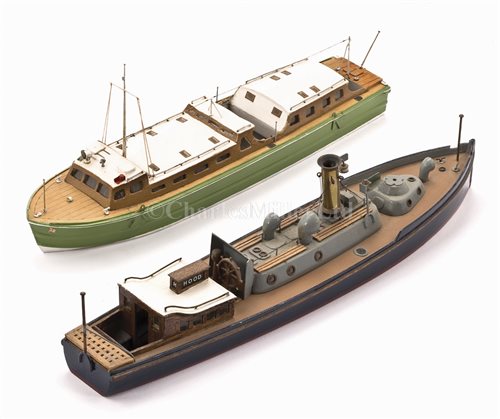 Lot 106 - A .3/16":1ft scale waterline model of the...