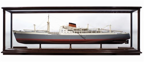 Lot 119 - A builder's model for the T.S.M.S. Port...