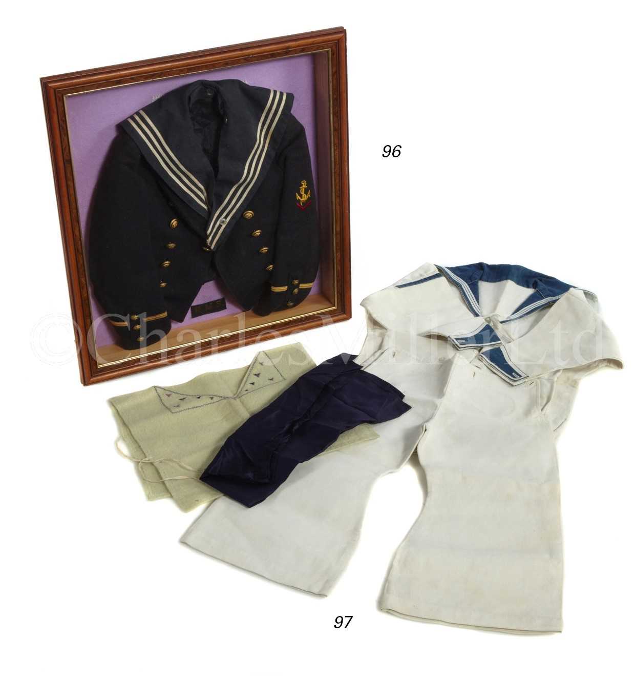 Lot 96 - AN EARLY 20TH-CENTURY CHILD'S R.N. UNIFORM...