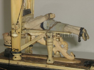 Lot 104 - A FRENCH PRISONER-OF-WAR-STYLE BONE AND WOOD...