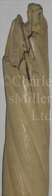 Lot 108 - A NARWHAL TUSK <br/>possibly 19th-century, missing...