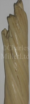 Lot 108 - A NARWHAL TUSK <br/>possibly 19th-century, missing...