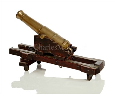Lot 138 - A 19TH-CENTURY MODEL OF A MUZZLE-LOADING...