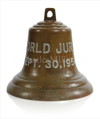 Lot 139 - THE SHIP'S BELL FOR THE TANKER WORLD JURY...