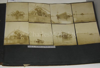 Lot 145 - A REMARKABLE PRIVATE ALBUM OF PHOTOGRAPHS...
