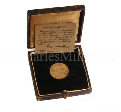 Lot 165 - A GOLD SOVEREIGN RECOVERED FROM THE WRECK OF...
