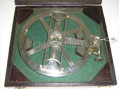 Lot 216 - AN EARLY 20TH-CENTURY CIRCULAR PROTRACTOR BY...