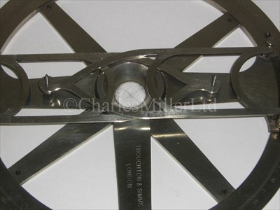 Lot 216 - AN EARLY 20TH-CENTURY CIRCULAR PROTRACTOR BY...