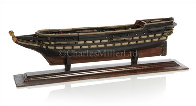Lot 251 - A MID 19TH-CENTURY UNRIGGED SAILOR'S MODEL OF...