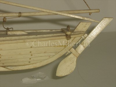Lot 256 - A FINE 19TH-CENTURY BONE MODEL OF A NANTUCKET...