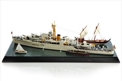 Lot 263 - A DETAILED 1:92 SCALE DIORAMA MODEL OF THE...
